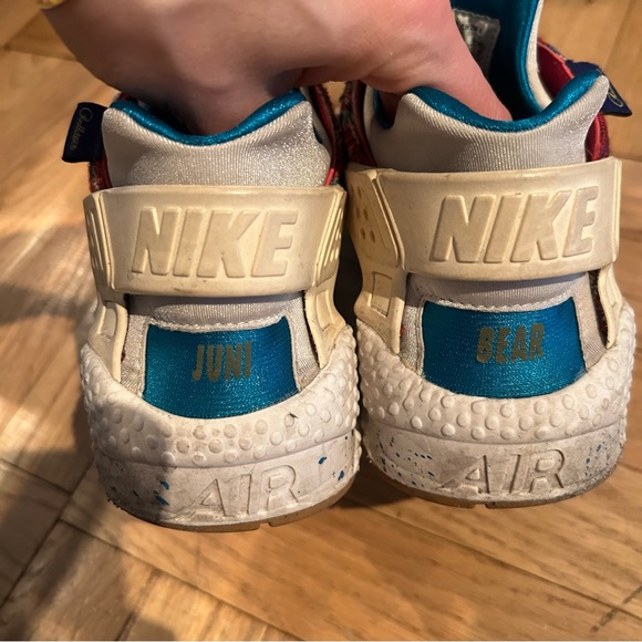 NIKEiD Aztec Tribal Red Print Pendleton AIR HUARACHE US Men’s 9 - Picture 7 of 9